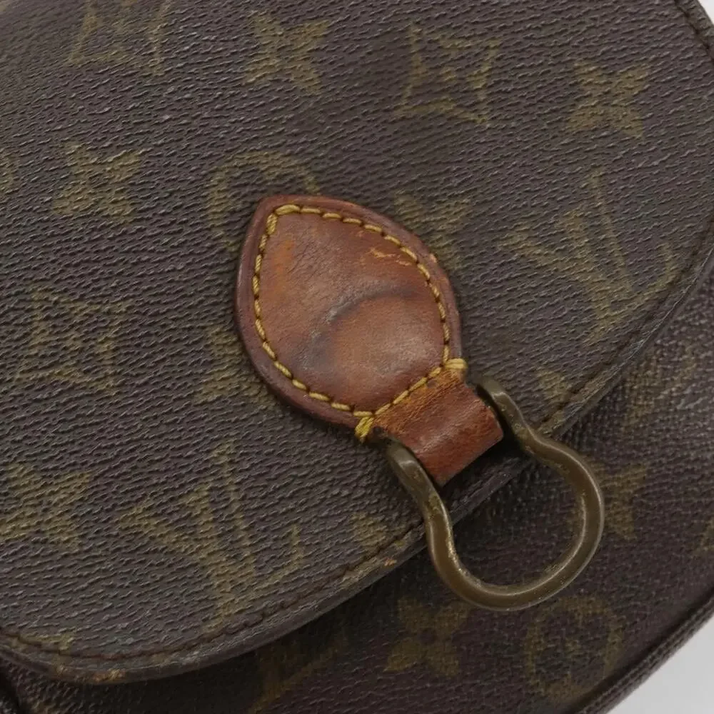 Louis Vuitton Monogram Saint Cloud PM Shoulder Bag Brown